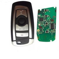 3pcs 4 Button Smart Car Remote Key Keyless car key 315/434/868Mhz 434mhz pcf7945 Chip For BMW F series FEM CAS4+System auto key