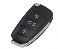 For Audi Q3 3 button remote key keyless go with ID48 chip with 315mhz 8XO837220D