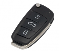 Para Audi Q3 3 botão chave remota keyless ir com chip ID48 com 315 mhz 8XO837220D