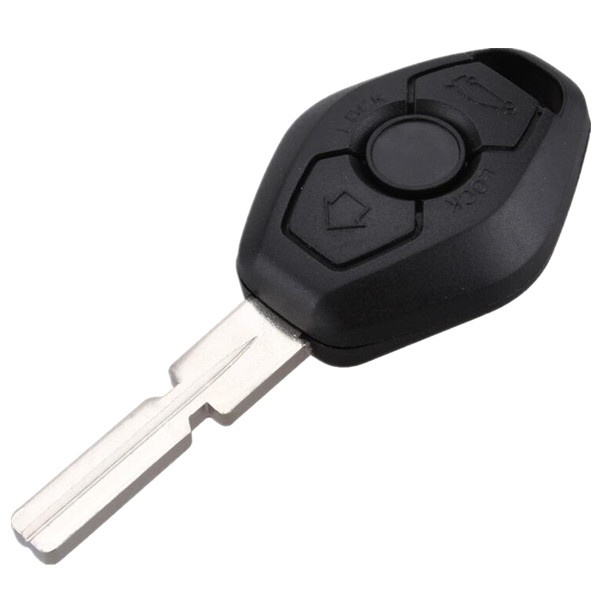3pcs BMW 3 button remote key blank  with 4 track (high quality) HU58 Blade