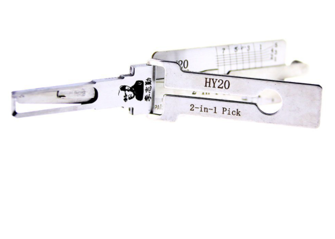 Lishi HY20 2in1 Decoder and Pick is designed for HYUNDAI and KIA