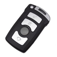 3pcs 4 button key shell for Bmw cas2/7 series remote key case with emergency blade