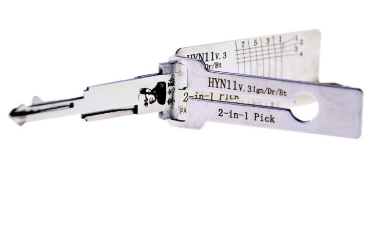 Lishi HYN11 2 in1 Decoder and Pick is designed for HYUNDAI and KIA