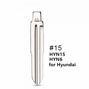 10Pcs/Lot 15# HYN15 HYN6 Flip Blank Key Blade HYN6FH For Hyundai Elantra Tucson For Kia Cerato For KD Keydiy Xhorse VVDI Remotes