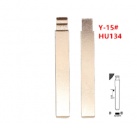 20 pçs Y-15# 15# HU134 Y15 Metal sem cortes em branco Flip chave remota lâmina para Kia Venga para keydiy KD xhorse VVDI JMD