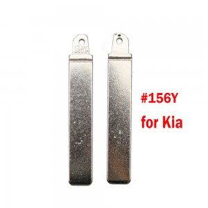 10Pcs/Lot Original Car Key Blank 156Y# Flip Blank For Kia K5 SY5JFRGE04 Replace Flip Remote Blade Locksmith Tool Key Blade Replacement