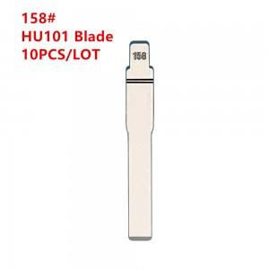 10Pcs/Lot  #158 original Blank Metal Uncut Flip remote Key Blade For Ford Escort