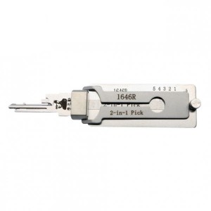 Nouă sosire Lishi Lishi 1646R 2-în-1 Pick & Decoder pentru încuietori pentru cutia poștală National CompX C9100 / C8700 / 1646R