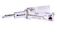 Lishi SSY3 2in1 Decoder and Pick is designed for SSANGYONG