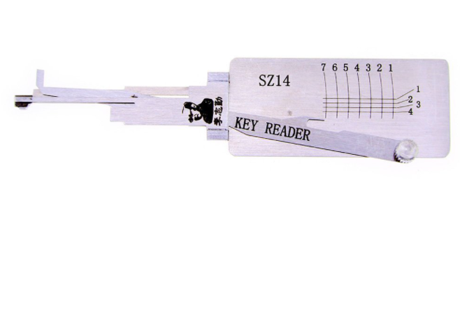 Lishi SZ14 Key Reader is designed for Suzuki [Profile: SU14/SZ14R