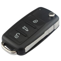 5PCS VW Touareg 3 button remote key blank