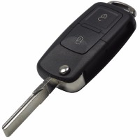 5PCS VW 2 button remote key blank