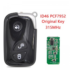 Chave remota do carro para BYD F3 F0 G3 L3 G3R completo novo F3 terceiro F3 ID46 PCF7952 chip 315Mhz entrada sem chave chave de controle original