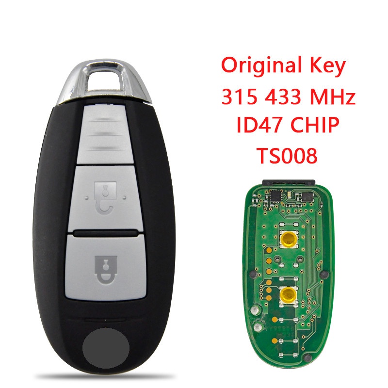 Car Remote Key For Suzuki Swift SX4 Vitara S-Cross ID47 PCF7953 433FSK TS008 Auto Smart Control Original Promixity Card
