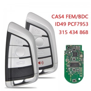 Car Remote Control Key For BMW 3 5 7 F Series CAS4 CAS4+ FEM/BDC EWS5 ID49 PCF7945 PCF7953 Replace Promixity Card