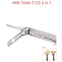 AKK Tools C123 2 en 1 Pick para cerraduras de puerta Schlage C123