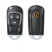 5 peças XKBU03EN (versão em inglês) Universal 3 Button Remote Key Fob para VVDI Key Tool VVDI2