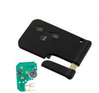 3 Button Remote Car Key 433mhz pcf7947 chip for Renault Megane Scenic Smart Card With Insert