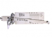 Lishi NSN11 2in1 Decoder and Pick foi projetado para o antigo Nissan, Bluebird, Cedric, antigo Subaru