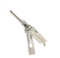 Original Lishi KW5 2in1 6 Pins for Kwikset Door Locks Slence Picks Locksmith- Locksmith Stainless Steel Lock Pick