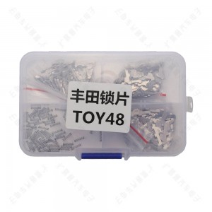 150pcs/lot TOY48 Car Lock Reed Plate For Toyota Car Lock Repair Kit Accessories with 10pcs+ Spring Locksmith Supplies
