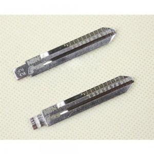 10Pcs/Lot Key Blade With Engraved Line For Lishi Hu64 NSN14 NE66 Hon66 GM37/39  HYN7R HU66 HY15 HU101 DWO4R CH1 HY16