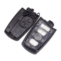 3pcs 4 Buttons Car Key Cover Fob Remote Shell Case for bmw cas4 F10 F20 F30 F40 5 7 Series