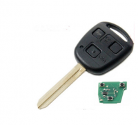 3pcs 3 button remote control 434MHz 315mhz 4d67 chip Remote Key For Toyota Avensis Corolla Yaris Rav4 car key