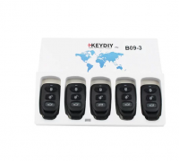 5PCS Original KEYDIY B09-3 3 button Smart key KD For KD900/KD MINI/KD-X2 Key Programmer B Series Remote Control