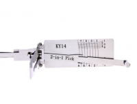 Lishi KY14 2 in1 Decoder and Pick is designed for KIA