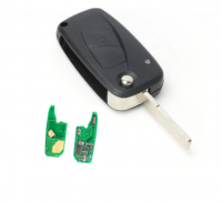 2 button Flip Remote Key 433mhz PCF7946 chip For fiat 500 for FIAt 500 Panda Punto Bravo key car key