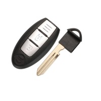 2 Buttons Car Keyless Smart Remote Key 433Mhz PCF7945M/HITAG AES/4A Chip For NISSAN Qashqai X-Trail Keyless
