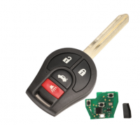 Chave remota do carro de 3/4 botões 315MHZ para Nissan Keyless Entry 46 Chip Fob Transmitter CWTWB1U751 1788D-WB1U751 H0561-C993A