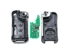 3 Button Remote Key Fob 315MHz/433mhz para Porsche Cayenne 2004-2011 com chip ID46 Lâmina sem cortes