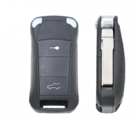 Remote Key Fob 2 Button 315MHz/433mhz for Porsche Cayenne 2004-2011 with ID46 chip Uncut HU66 blade