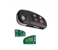 Flip car key 4 button remote key w434mhz 315mhz & ID60 4D60 glass chip for ford Jaguar auto key