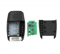 3PCS 3 Button Flip Remote Car Key Fob 433MHz 4D60 Chip for KIA Carens Rondo 2012+