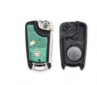3PCS 3 button Flip Remote Key PCF7946 PCF7941 433MHz For Opel Vauxhall Astra H 2004-2009 Zafira B 2005-2013 Vectra C 2002-2008