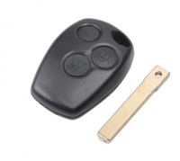 3pcs 3 button remote key 434mhz 7961 HITAG AES Chip for renault key