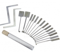 GOSO 14 Piece Dimple Lock Pick Set – Interchangeable Handle