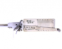 Lishi HU46 2in1 Decoder and Pick is designed for OPEL/VAUXHALL, HOLDEN, PONTIAC, CHEVROLET