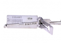 Lishi GT10 2 in1 Decoder and Pick is designed for FIAT and IVECO