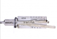 Lishi GT15 2 in1 Decoder and Pick is designed for the ALFA and FIAT