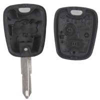 5PCS 2 button remote key blank with NE72 blade without logo for peugeot/citroen