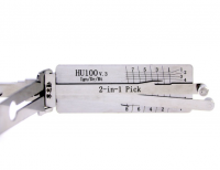 Lishi HU100 2 in1 Decoder and Pick is designed for BUICK, CADILLAC, CHEVROLET, OPEL/VAUXHALL