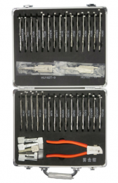 locksmith repair tool 100% Genuine LiShi 2 in 1 32pcs/lishi box HU64 HU66 HU83 HU92 HU100 HU101 VAG2015 SIP22 TOY47 HON70