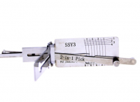 Lishi SSY3 2in1 Decoder and Pick is designed for SSANGYONG
