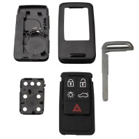 3pcs Smart Remote Key shell 5 button