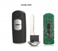 Chave inteligente de 2/3 botões 433Mhz ID49 para MAZDA CX-3 Axela CX-5 modelo Atenza