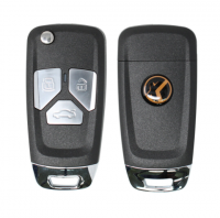 10pcs XKAU01EN XHORSE VVDI Universal Wired 3 Buttons Flip Remote Key Audi Style